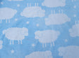 Printed Cotton Fleece Stars and Sheep