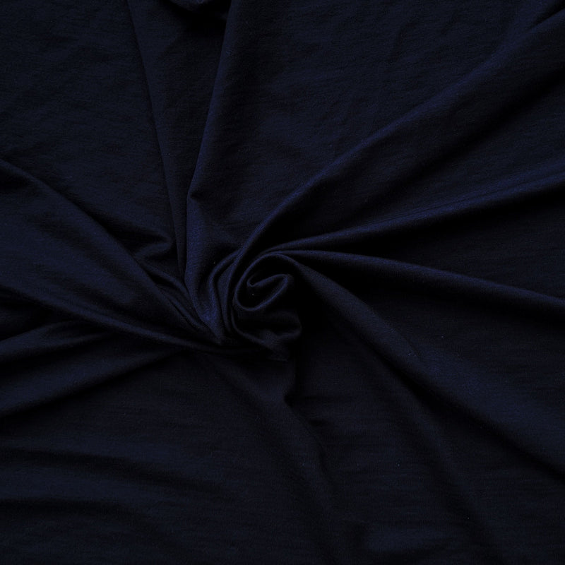 Modal Rayon Spandex Jersey Navy