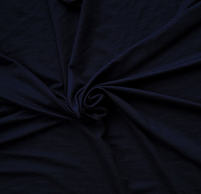 Modal Rayon Spandex Jersey Navy