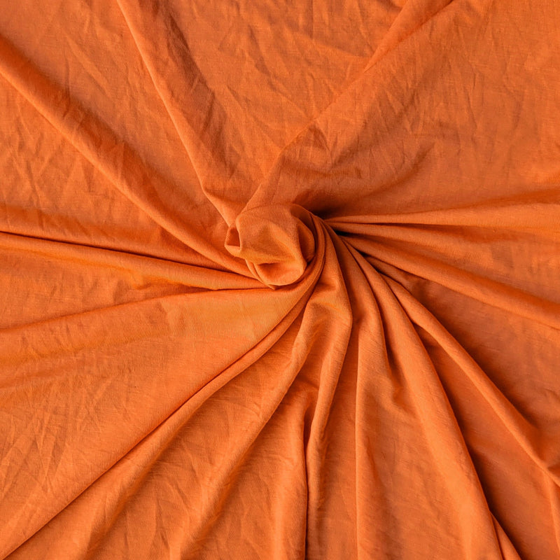 Modal Rayon Spandex Jersey Cantaloupe