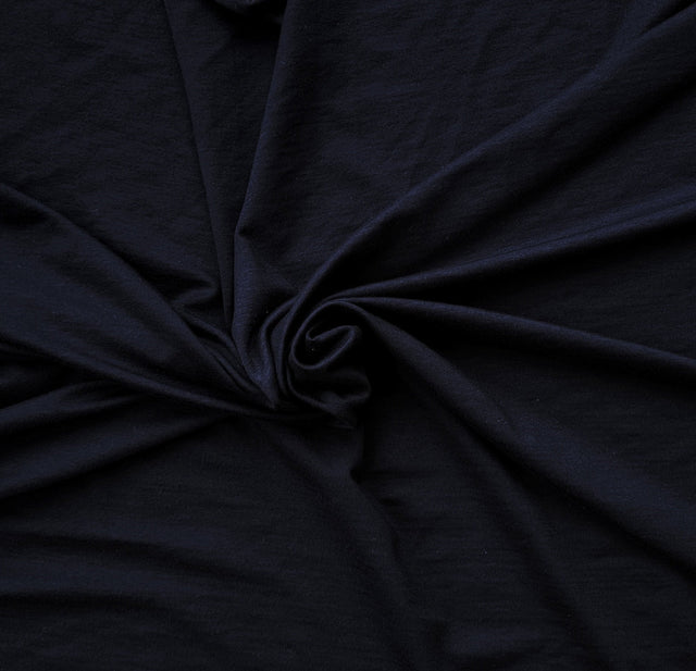 Tencel Spandex Jersey Navy