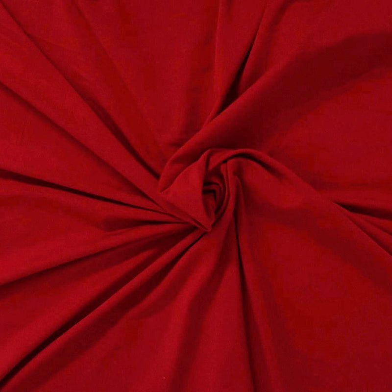 1 Yard Burgundy Modal Rayon Spandex Jersey Knit Fabric for Tops, Dresses, and DIY Apparel
