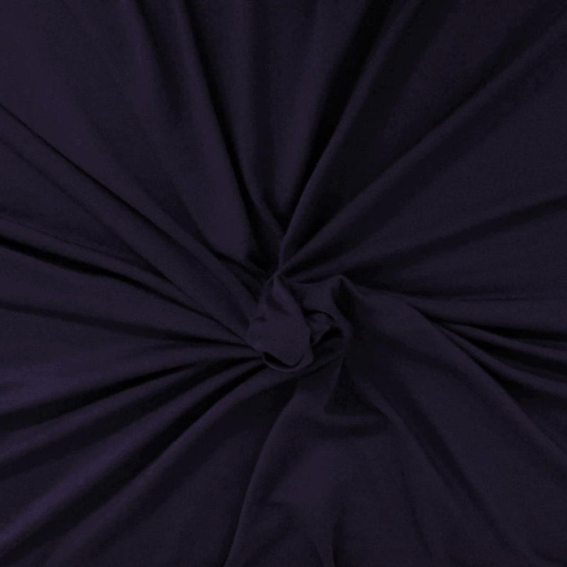 1 Yard Indigo Blue Modal Spandex Jersey Knit Fabric 62 Inches Wide