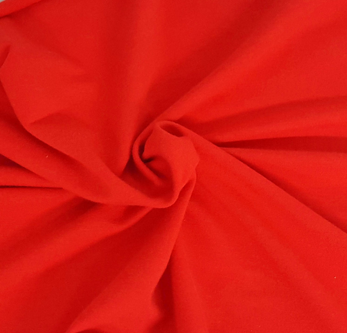 Cotton Spandex French Terry Knit Tomato