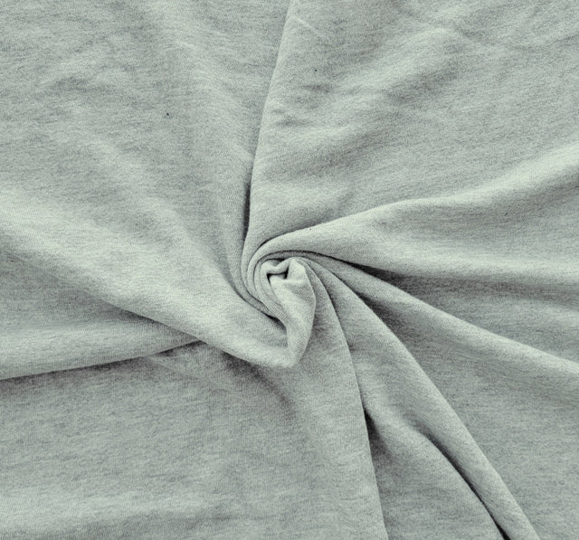 Cotton French Terry Knit Lt. Heather Gray