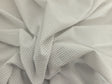 Micro Modal Spandex Mesh Jersey Knit White