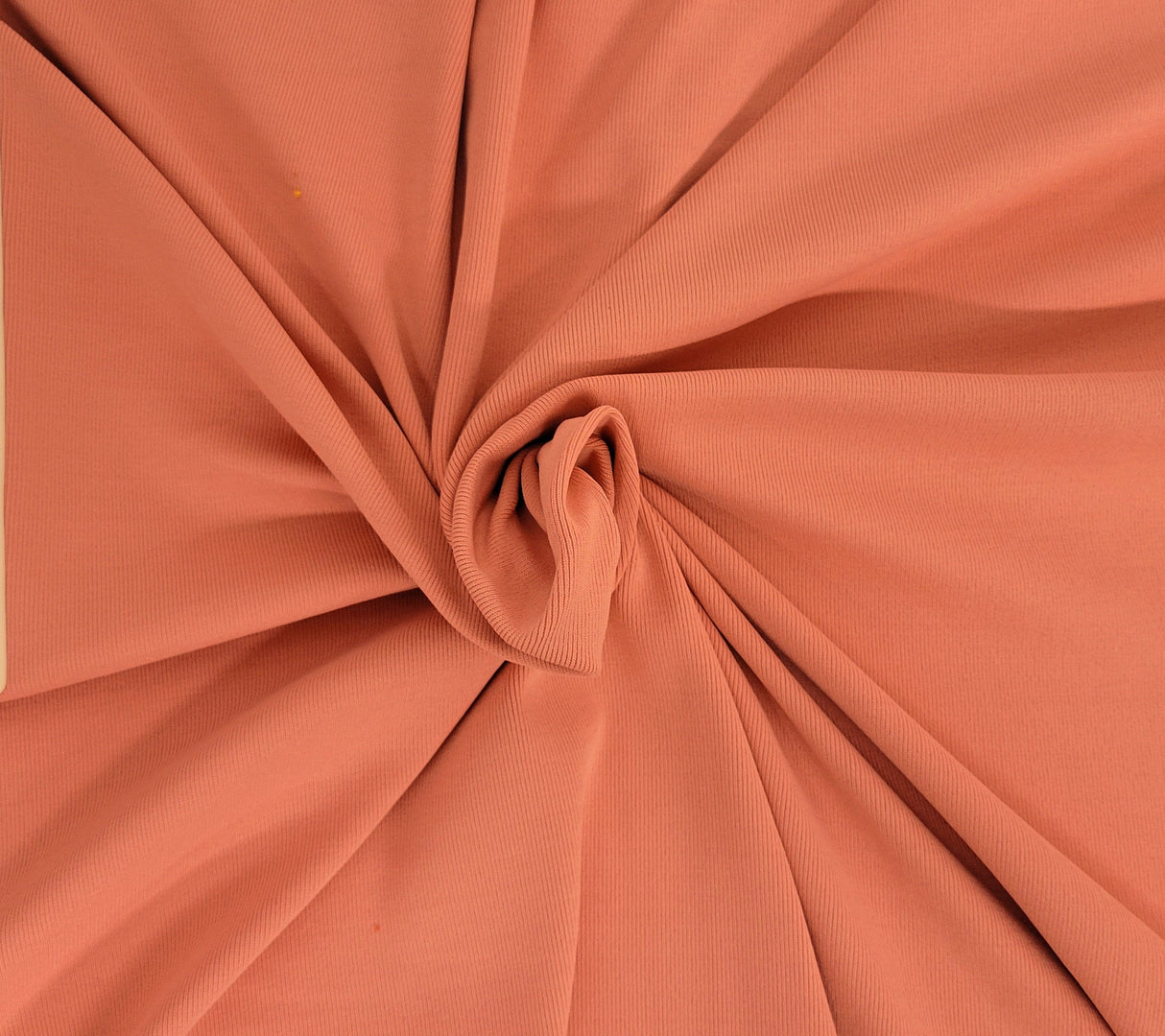 Nylon Spandex 1x1 Rib Knit Blush