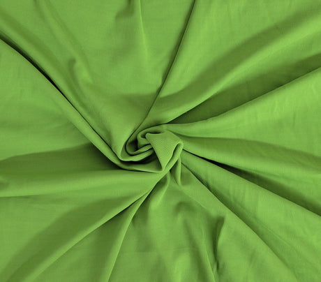 Nylon Spandex 1x1 Rib Knit Wasabi