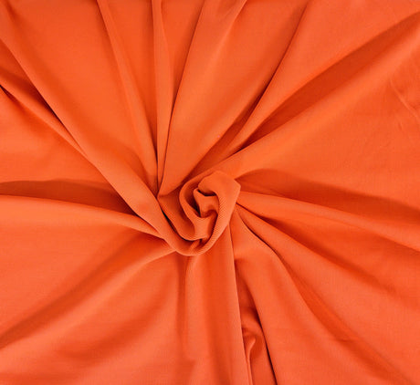 Nylon Spandex 1x1 Rib Knit Salmon