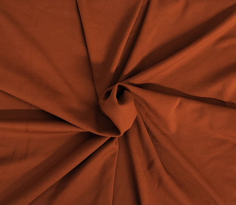 Nylon Spandex Rib Knit Milk Chocolate