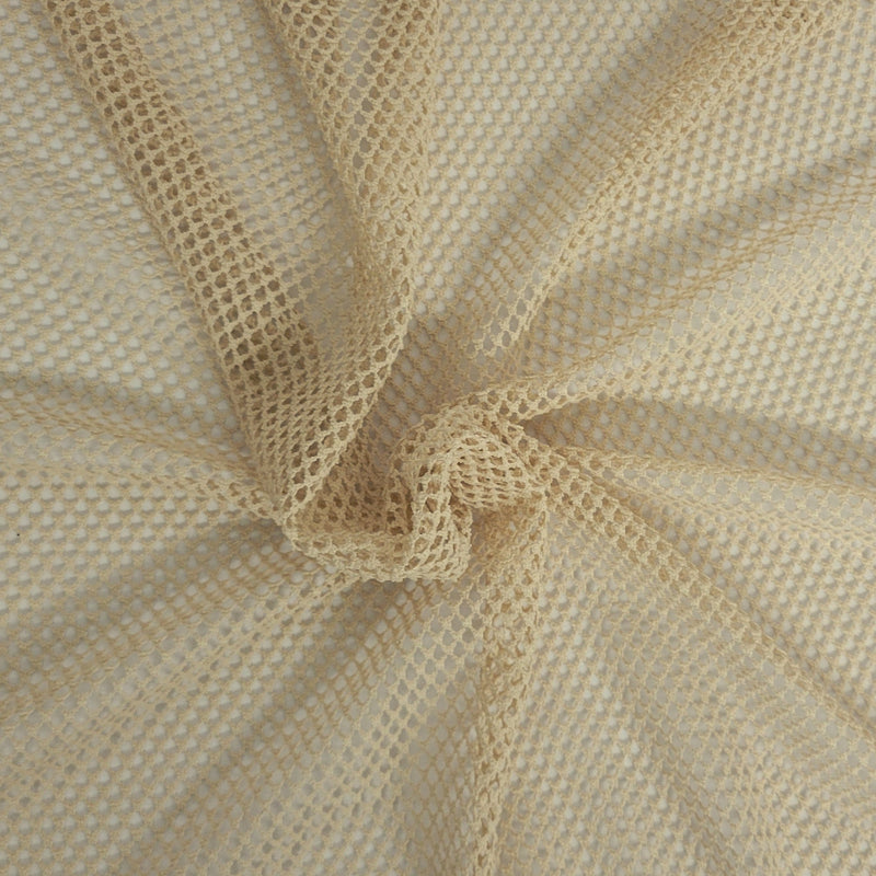 Polyester Fishnet Knit Nude