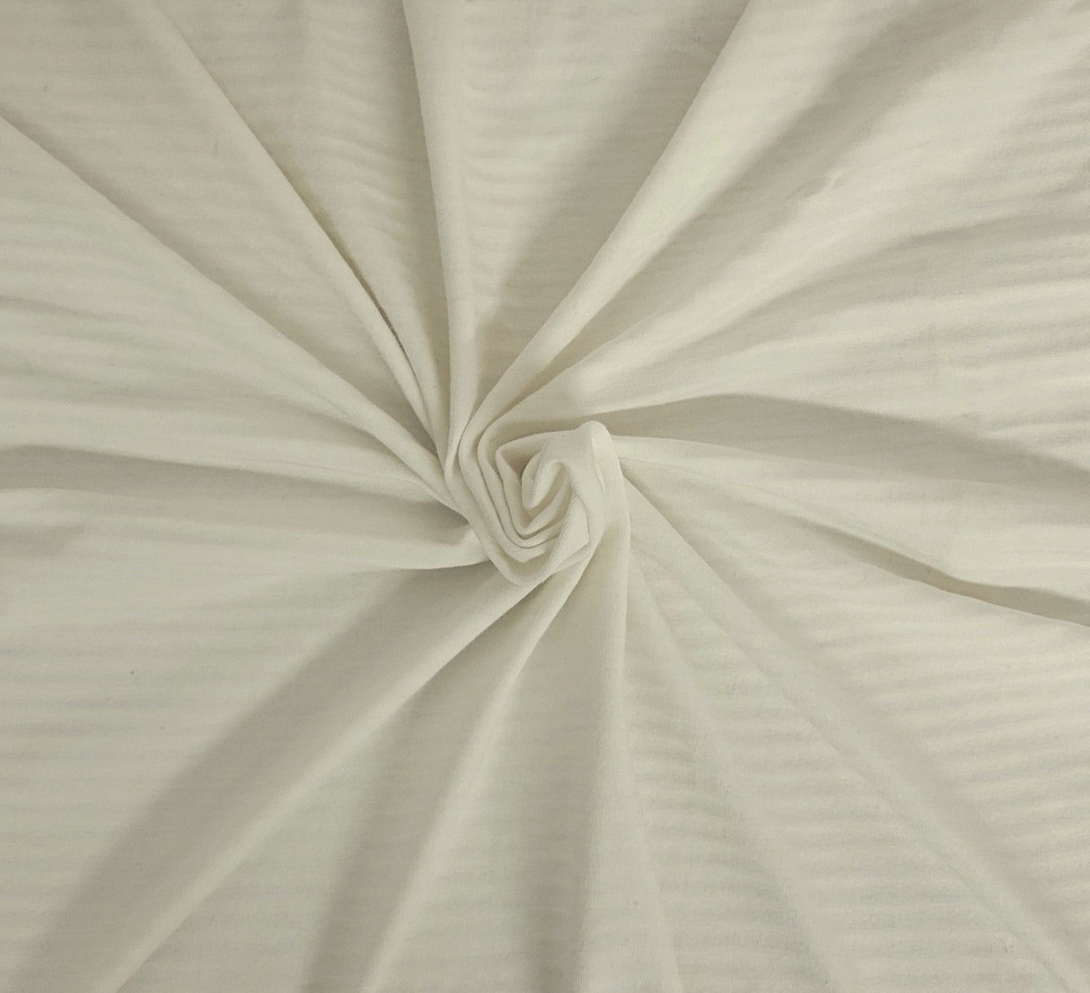 Modal Spandex Jersey White Stripes