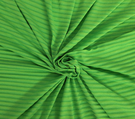Modal Spandex Jersey Green Stripes