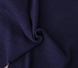 Rib Knit Cotton Spandex Navy