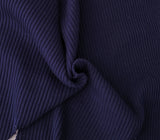 Rib Knit Cotton Spandex Navy