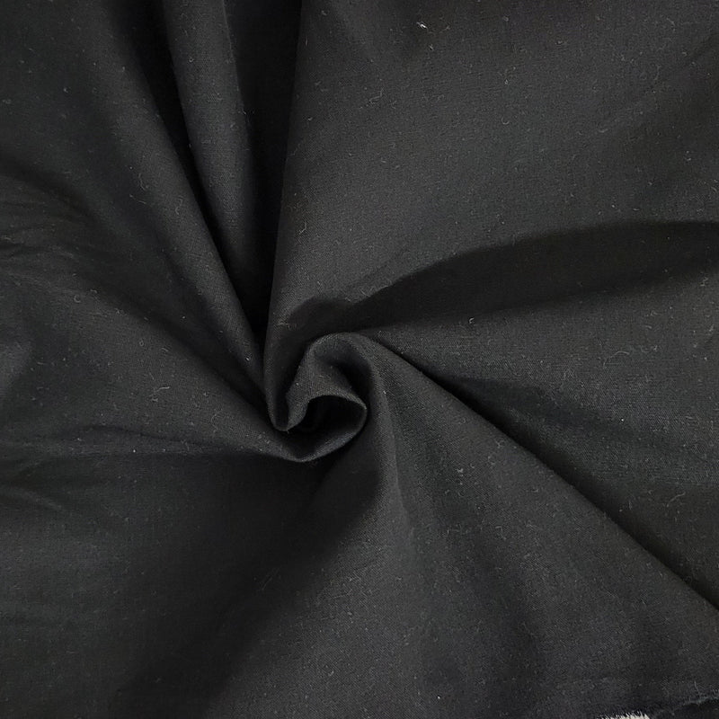 Black Cotton Canvas 280 GSM
