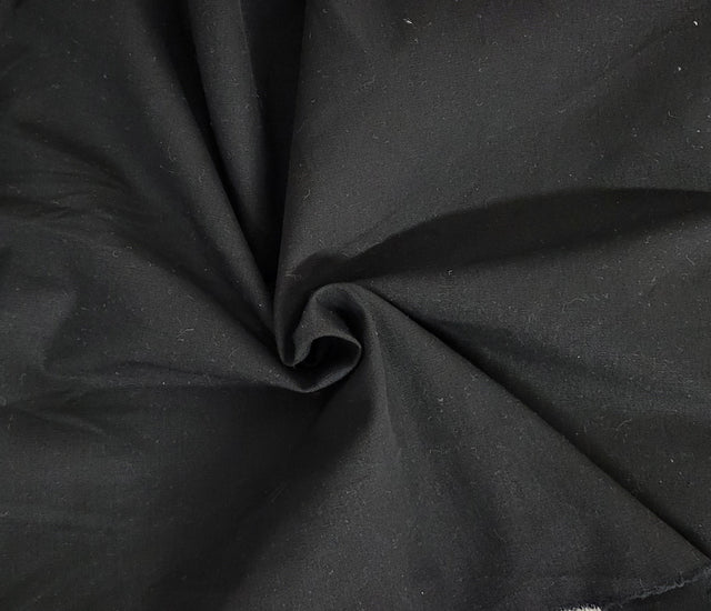 Black Cotton Canvas 280 GSM