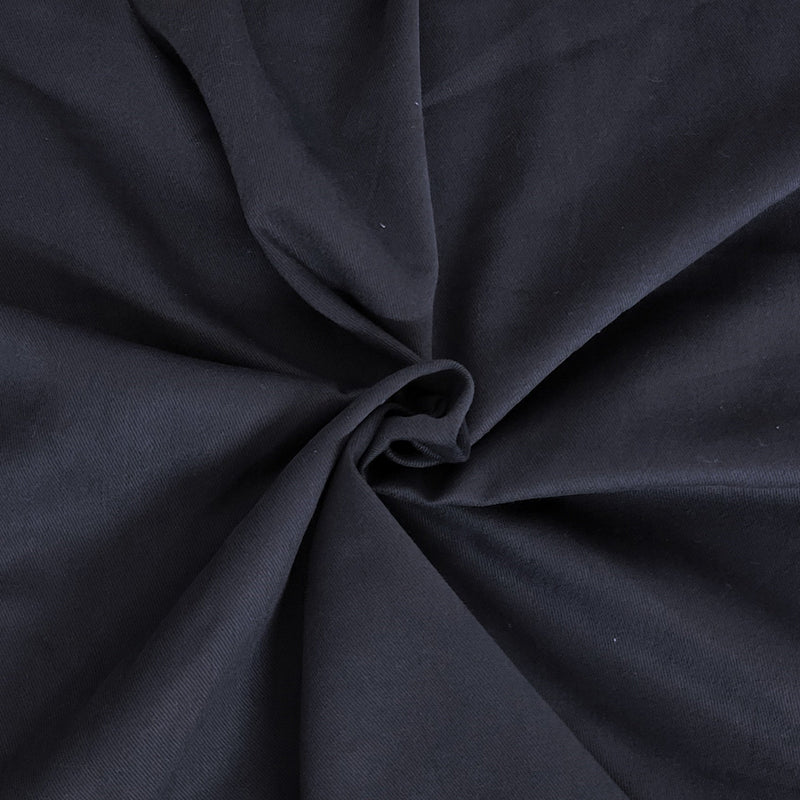 Brushed Cotton Twill Navy