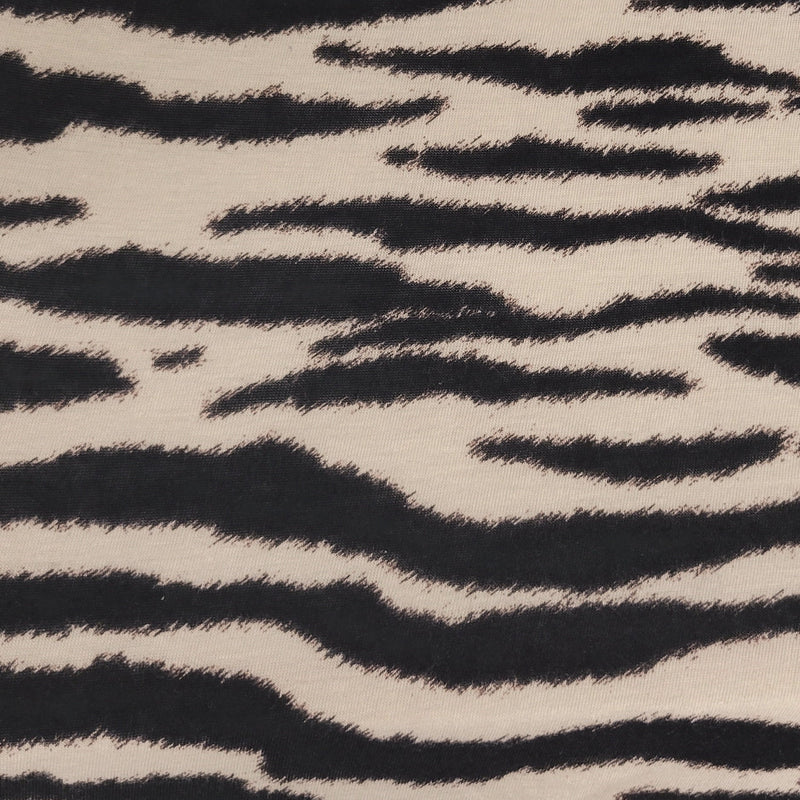 Rayon Spandex Zebra Print Jersey Knit