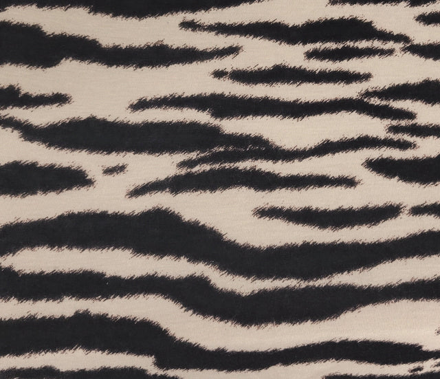 Rayon Spandex Zebra Print Jersey Knit