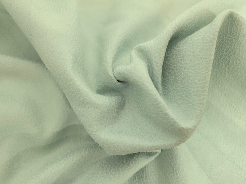 1 Yard Mint Stretchy Vegan Soft Leather Fabric 55/56 Inch Width