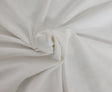 Nylon Spandex 1x1 Rib Knit White