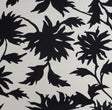 Floral Print Nylon Spandex Rib Knit