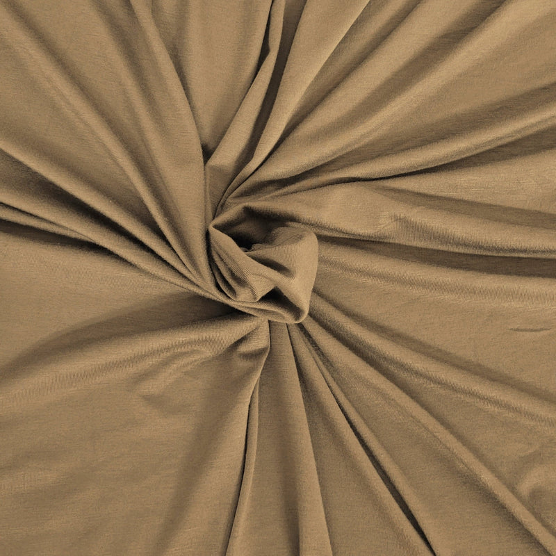 Bamboo Spandex Jersey Mocha Brown