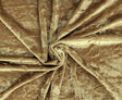 Stretch Velvet Gold Crushed