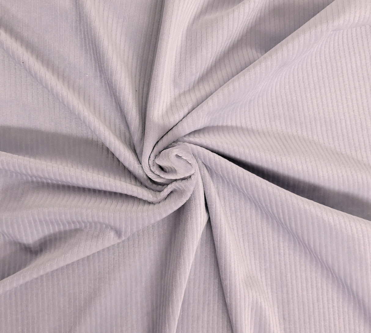 Corded Stretch Velvet Velour Lilac