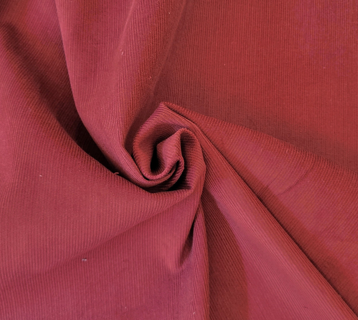 Corduroy 16 Wale Burgundy Cotton