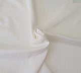 Polyester Satin White Brushed Face