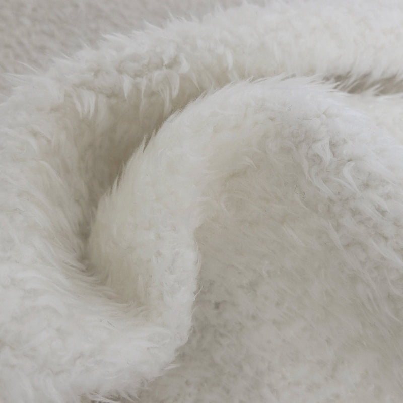 White Faux Fur Fabric