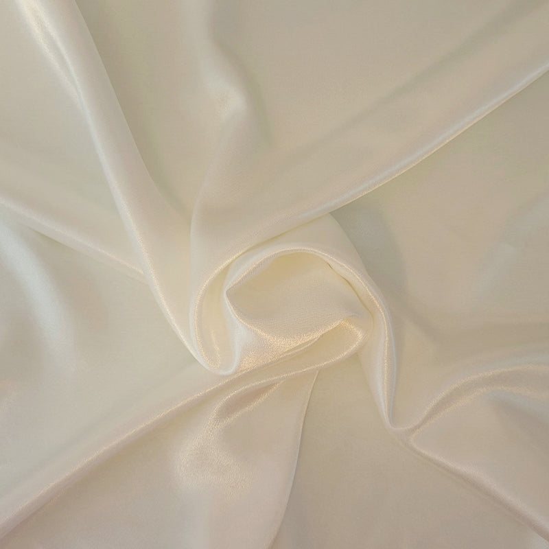 Rayon Acetate Ivory Fabric
