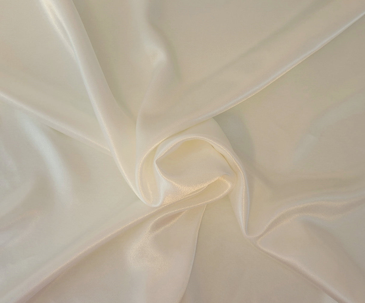 Rayon Acetate Ivory Fabric