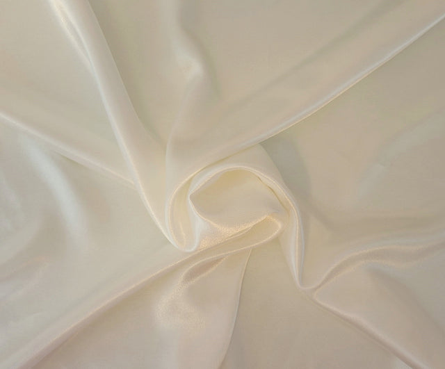 Rayon Acetate Ivory Fabric