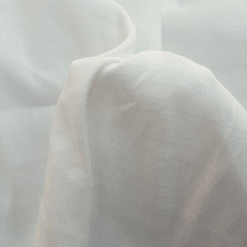 Linen Viscose Spandex Off White Fabric