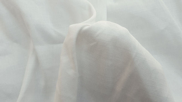 Linen Viscose Spandex Off White Fabric