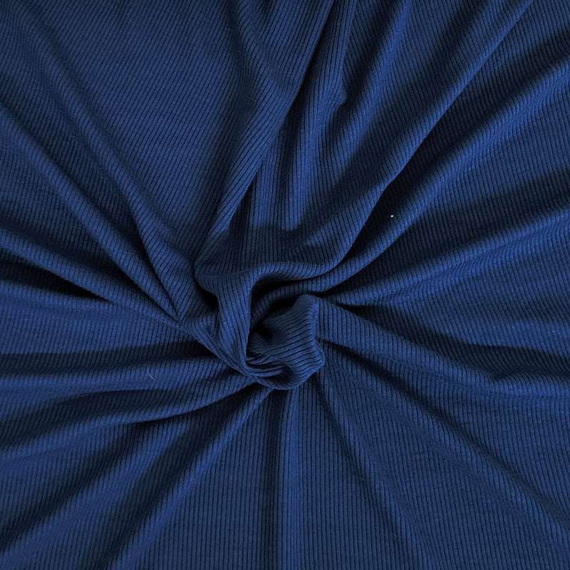 Modal Spandex Rib Knit Cobalt