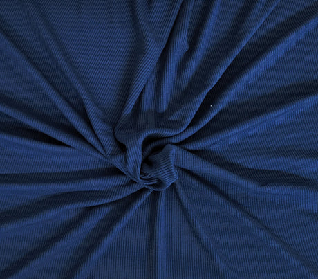 Modal Spandex Rib Knit Cobalt