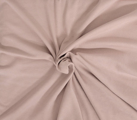 Cotton Spandex 2x1 Rib Pink Smoke
