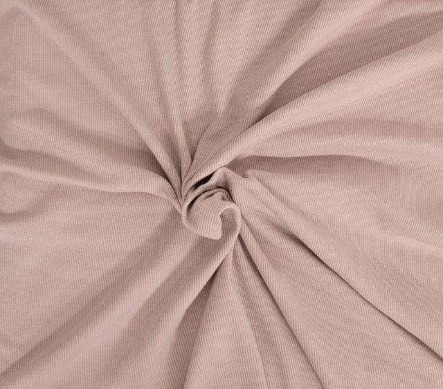 Cotton Spandex 2x1 Rib Pink Smoke
