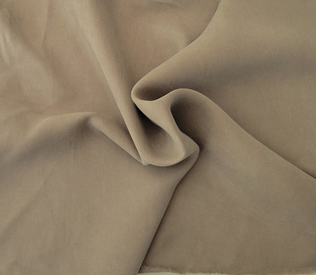 Cupro Tencel Twill Gabardine Putty