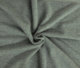 French Terry Knit Dark Heather Gray
