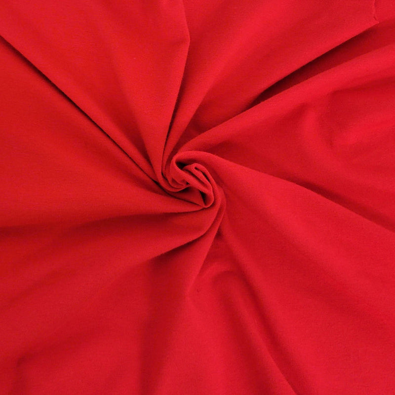 1 Yard Red Cotton Spandex Jersey Fabric Soft Stretch Knit Material 60” Wide