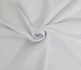 Cotton French Terry Knit Cool White