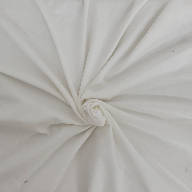 Modal Cotton Spandex Jersey Knit Off White