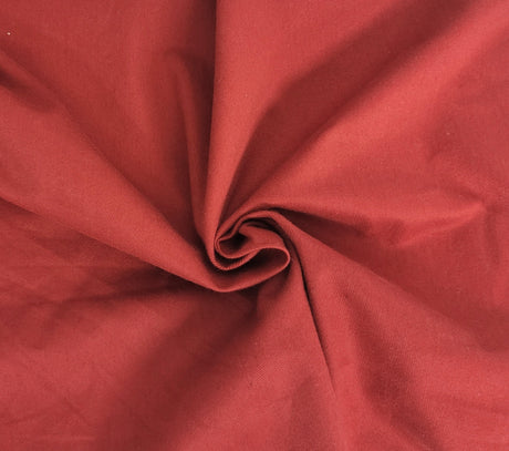 Brushed Cotton Twill Red