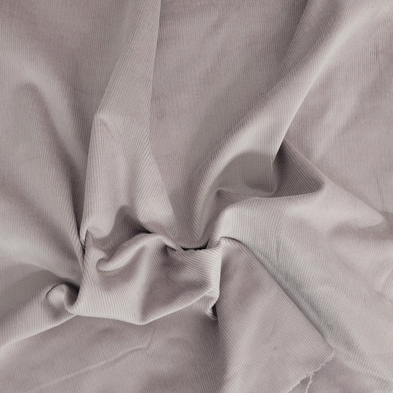 1 Yard Lilac Cotton Corduroy Fabric 18 Wale Soft Textured Material for Jackets, Pants, Crafts