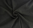 Cotton Rib Knit Black Tubular